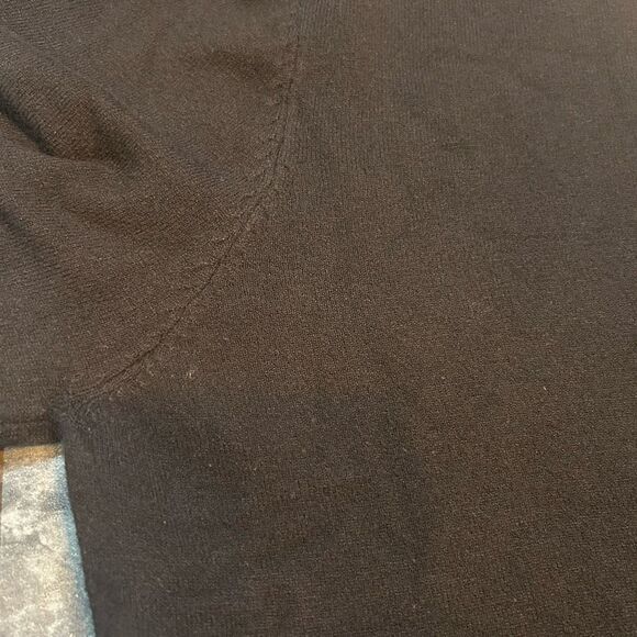 Sioni Milano Women’s XL Black Long Sleeve Work Shirt Top - Picture 4 of 7